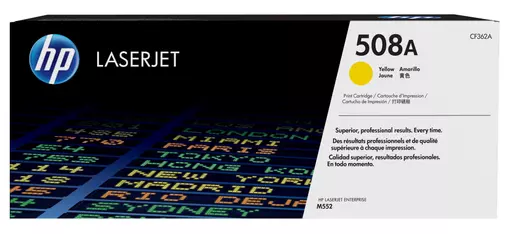 HP CF362A/508A Toner cartridge yellow, 5K pages ISO/IEC 19798 for HP CLJ M 552