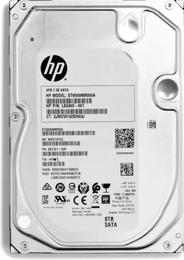 HP 8TB 7200RPM SATA 3.5in Enterprise 3.5" Serial ATA