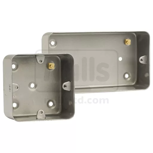 Metal Clad 40mm Back Box