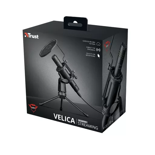 Trust GXT 241 Velica Black PC microphone