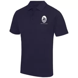 TheCherwellSchool_UnisexJustCoolPoloShirt_FrenchNavy_Front.png