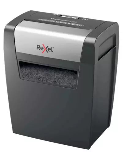 Rexel X308 paper shredder Cross shredding 22 cm Black, Silver