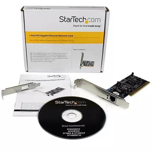 StarTech.com 1 Port PCI 10/100/1000 32 Bit Gigabit Ethernet Network Adapter Card