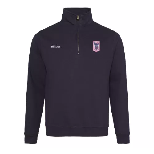 Oxford Brookes University Badminton 1/4 Zip Sweatshirt