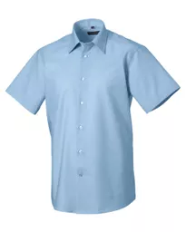 Men's Short Sleeve Easy Care Tailored Oxford Shirt