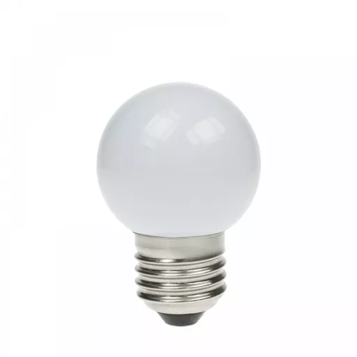 Prolite 1.5W LED Poly Golf Ball Lamp ES3000K White