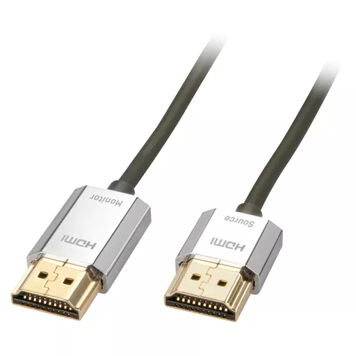 Lindy 3m CROMO Slim High Speed HDMI Cable with Ethernet