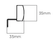 28mm End Cap (Pk 2) PG Mail Order Diagram