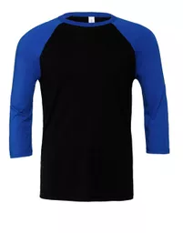 Canvas Unisex 3/4 Sleeve Baseball Tee