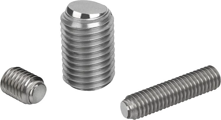 K0384 Ball Pressure Screws In Stainless Steel Flat Ball Size M4-M16