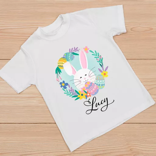 Personalised Children's Easter Bunny T-Shirt