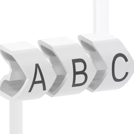 Bagged Cable Markers A to Z