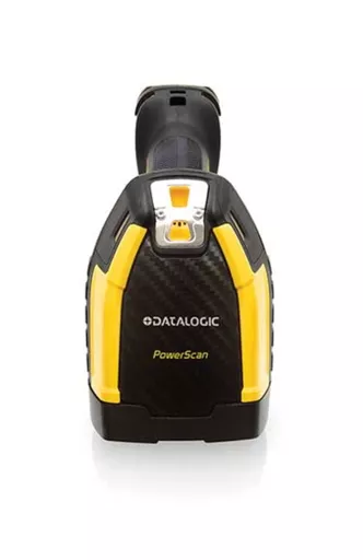 Datalogic PM9600-HP433RB barcode reader Handheld bar code reader 1D/2D Laser Black, Yellow