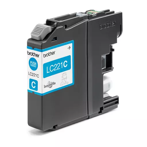 Brother LC-221C Ink cartridge cyan, 260 pages ISO/IEC 24711 3,9ml for Brother DCP-J 562