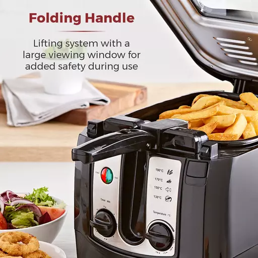 Easy Clean 3 Litre Deep Fryer Kitchen Appliances