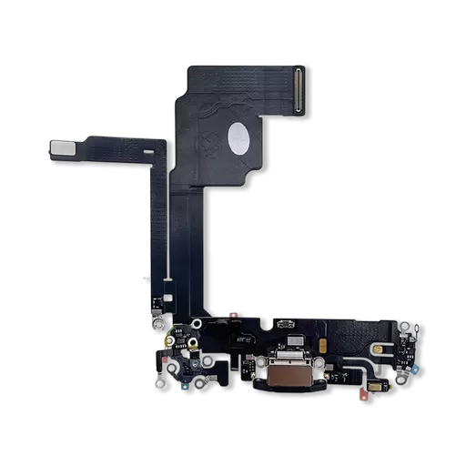 Charging Port Flex Cable (Black Titanium) (RECLAIMED) - For iPhone 15 Pro