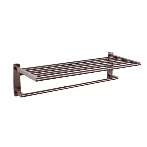 Asti Towel Shelf - Brushed Bronze