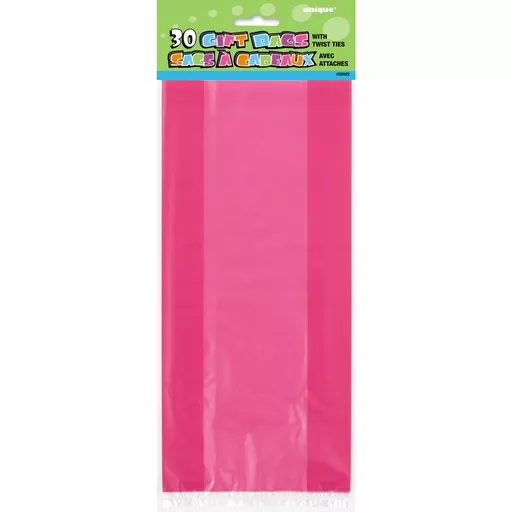 Cello Bag - Hot Pink - Pack of 30