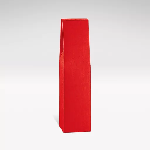Red corrugated cardboard 1 bottle box
