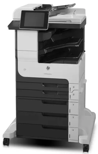 HP LaserJet Enterprise 700 MFP M725z, Black and white, Printer for Business, Print, copy, scan, fax, 100-sheet ADF; Front-facing USB printing; Scan to email/PDF; Two-sided printing