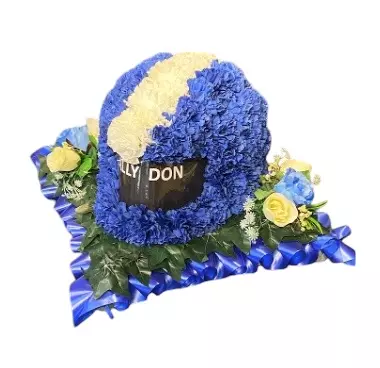 Motorbike Helmet -  bespoke funeral tribute - any colour
