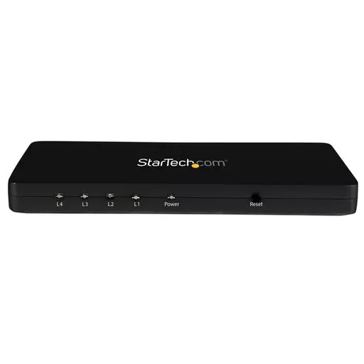StarTech.com 4K HDMI 4-Port Video Splitter – 1x4 HDMI Splitter w/ Solid Aluminum Housing – 4K 30Hz