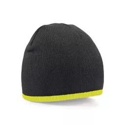 Two-Tone Pull On Beanie