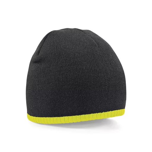 Two-Tone Pull On Beanie