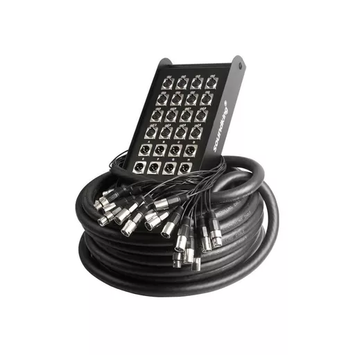 Pulse 32-Way 24/8 XLR Multicore Stage Box 30m PLS00321