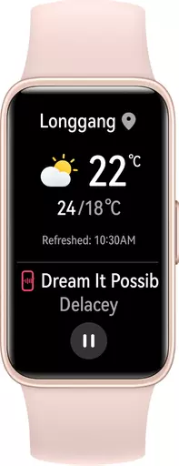 Huawei Band 8 AMOLED Wristband activity tracker 3.73 cm (1.47") Black, Pink