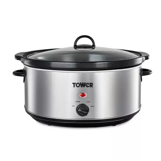6.5 Litre Stainless Steel Slow Cooker
