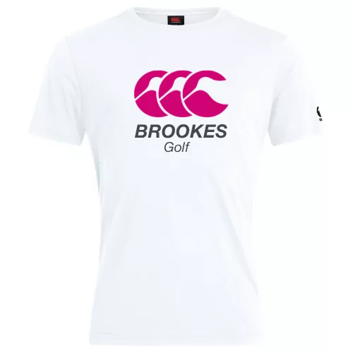 Oxford Brookes University Golf Senior Plain Cotton Tee