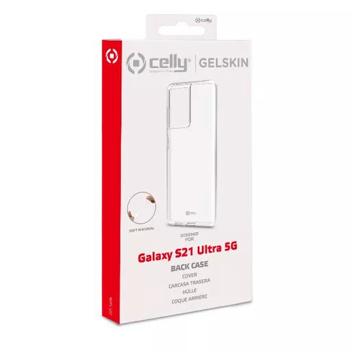 Celly GELSKIN994 mobile phone case 17.3 cm (6.8") Cover Transparent