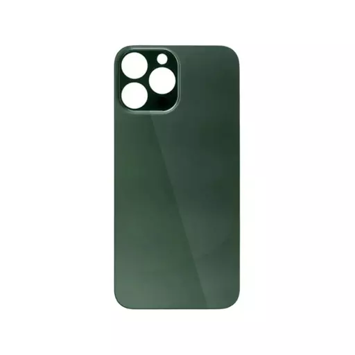 Back Glass (Big Hole) (No Logo) (Alpine Green) (CERTIFIED)- For iPhone 13 Pro Max