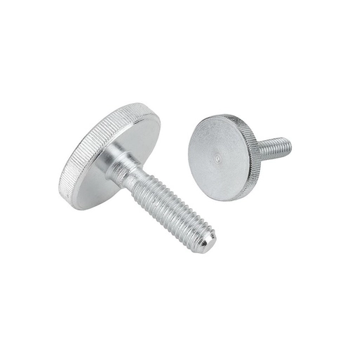 K1163 - Knurled Thumbscrews Low Profile In Steel & Stainless Steel Size M3-M10