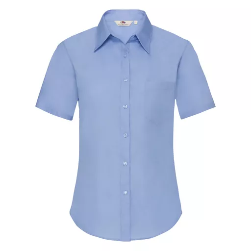 Ladies' Short Sleeve Poplin Shirt