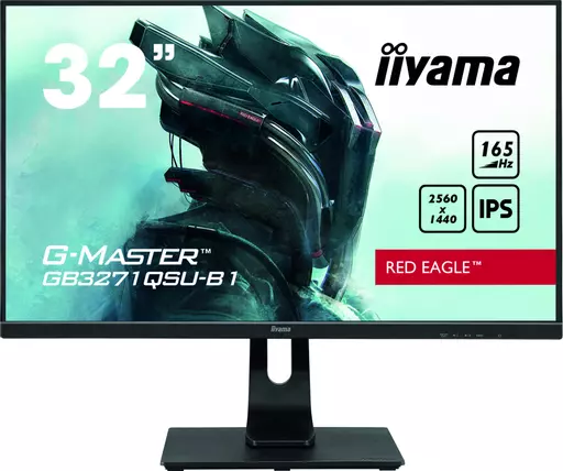 iiyama G-MASTER GB3271QSU-B1 computer monitor 80 cm (31.5") 2560 x 1440 pixels Wide Quad HD LED Black