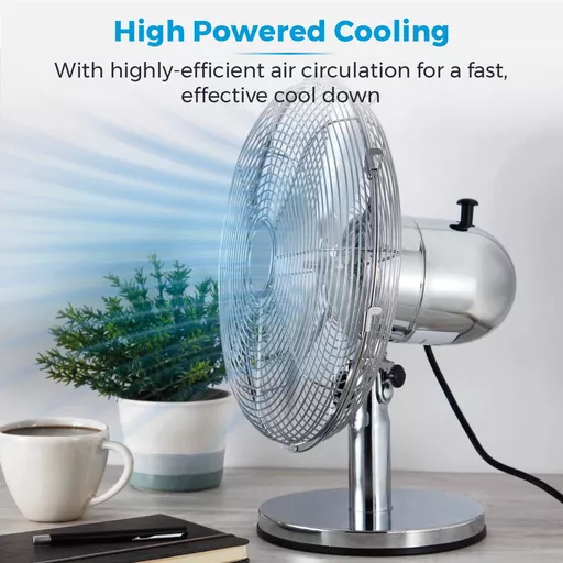 TOWER 12 Inch Metal Desk Fan