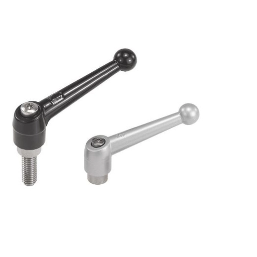 K0117 - Zinc Clamp Lever Parts in Stainless Steel M4-M16