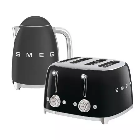 Smeg Kettle & 4 Slice Toaster