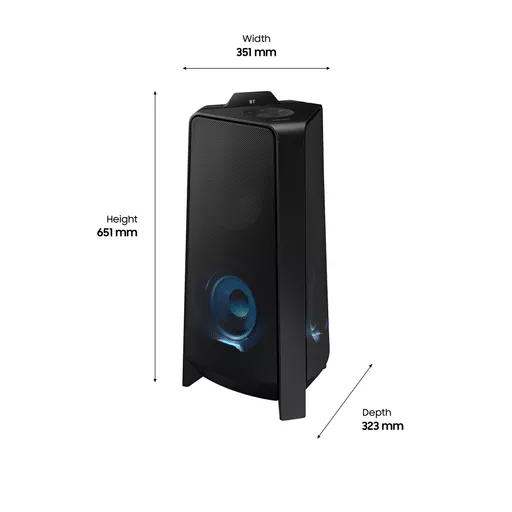 Samsung MX-T50/XU soundbar speaker Black 2.0 channels 500 W