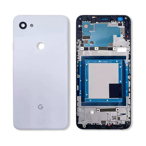 Back Housing (Clearly White) (CERTIFIED) - For Google Pixel 3a XL