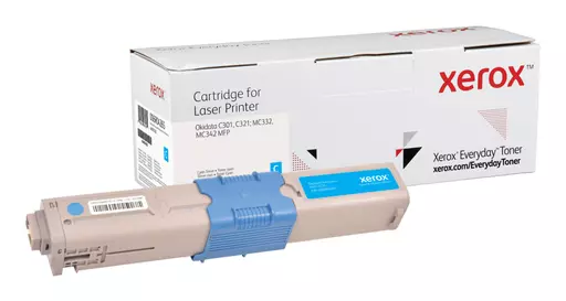 Xerox 006R04265 Toner-kit cyan, 1.5K pages (replaces OKI 44973535) for OKI C 301