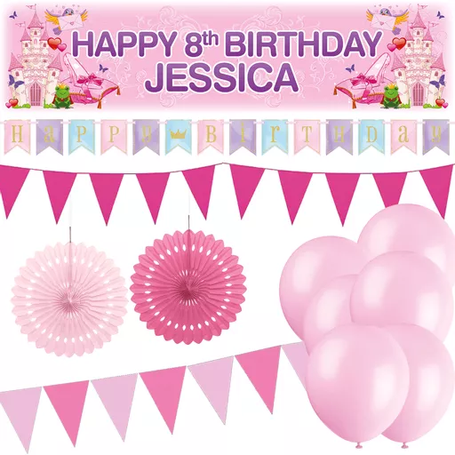 Personalised Party At Home Kit - Princess