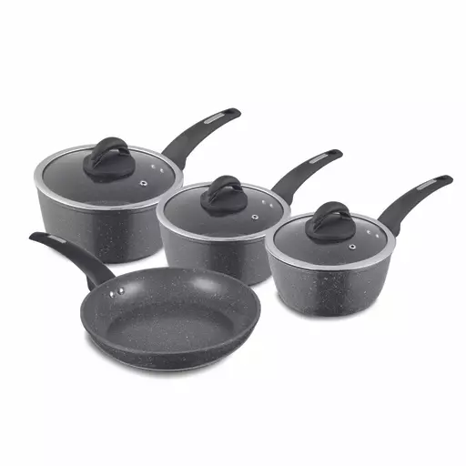 4 Piece Cerastone Cookware Set Graphite