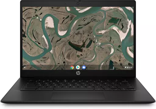 HP Chromebook 14 G7 35.6 cm (14") Full HD Intel® Celeron® N5100 4 GB LPDDR4x-SDRAM 32 GB eMMC Wi-Fi 6 (802.11ax) ChromeOS Black