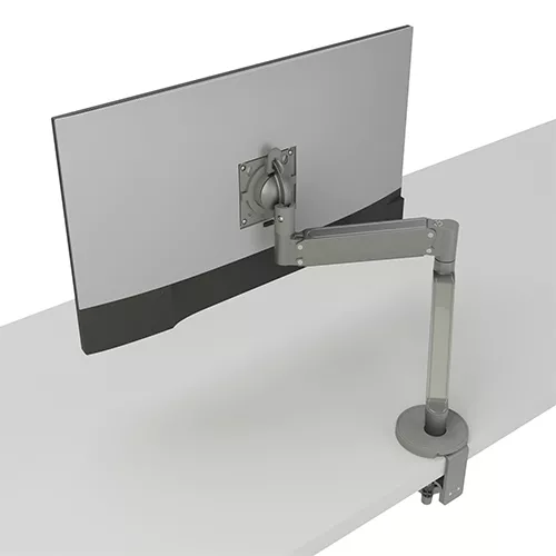 Chief Koncīs Monitor Arm Mount, Single, Silver