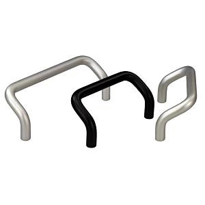 K0219 - Angled Draw-Pull Handles In Aluminium Length 86-180mm