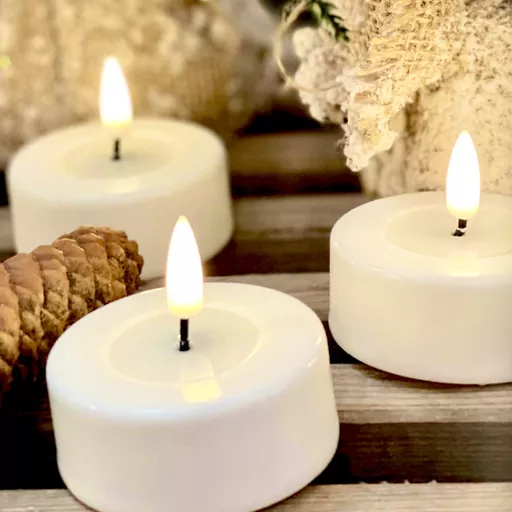 LED Large Tealight 6.1x4.5cm - Ivory