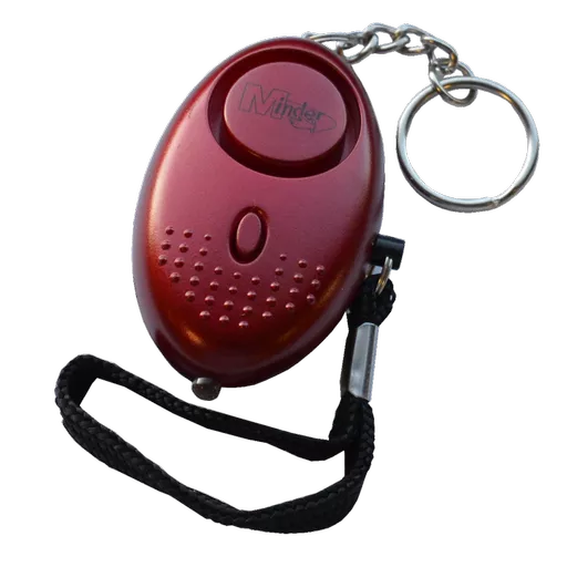 MINDER Mini Keyring Torch Personal Alarm